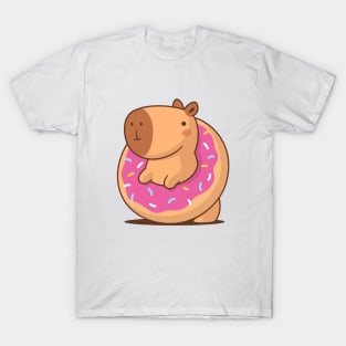 Donut Capybara T-Shirt